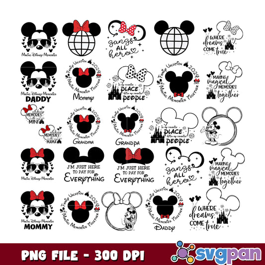 Disney Family Vacation SVG Bundle