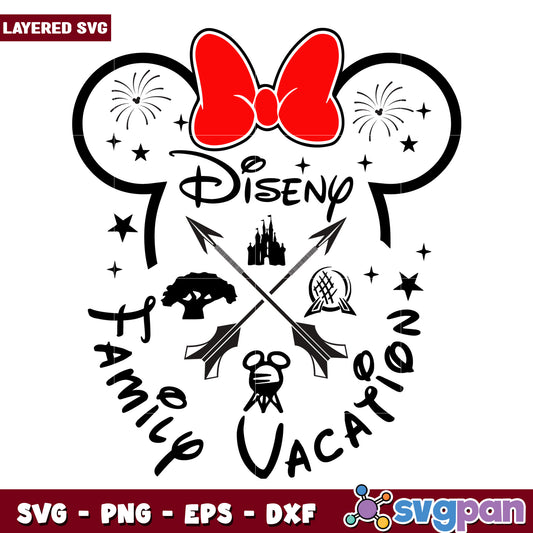 Disney Family Vacation SVG Design
