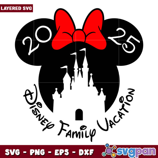 Disney Family Vacation SVG Design 2025 for Magical Memories
