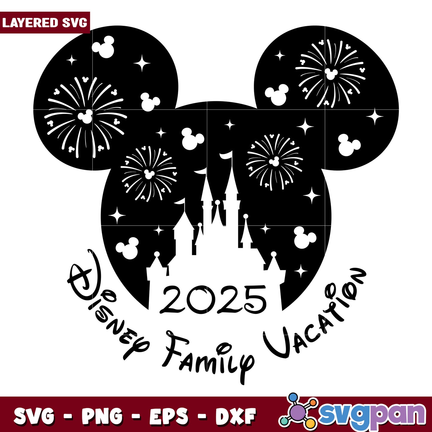 Disney Family Vacation SVG Design for 2025 Celebration