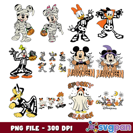 Disney Halloween Bundle PNG 300DPI