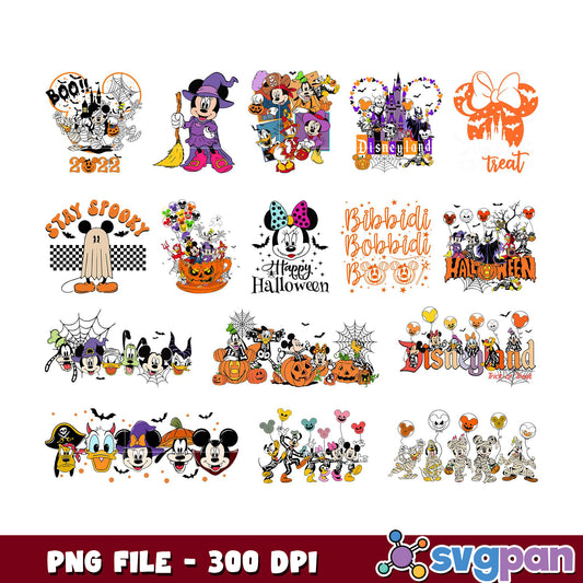 Disney Halloween Bundle PNG for Creative Projects