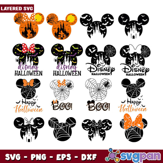 Disney Halloween Bundle SVG for Creative Projects