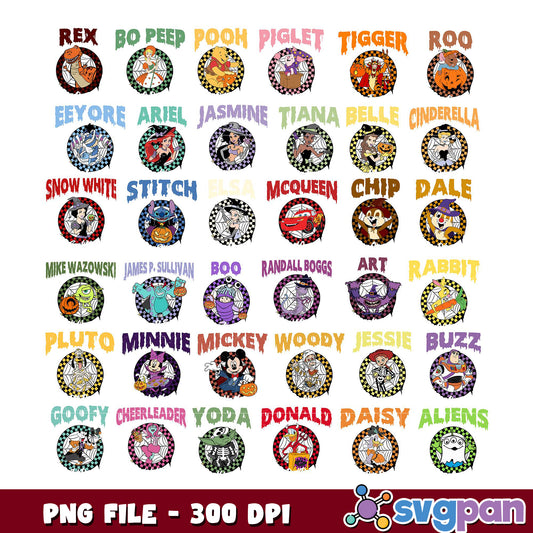 Disney Halloween PNG Bundle 300 DPI