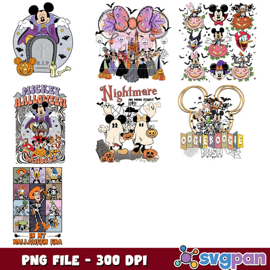 Disney Halloween PNG Bundle 300 DPI