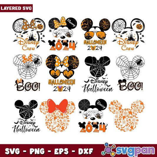 Disney Halloween SVG Bundle for 2024 Fun Crafts