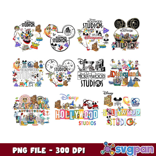 Disney Hollywood Studios PNG Bundle