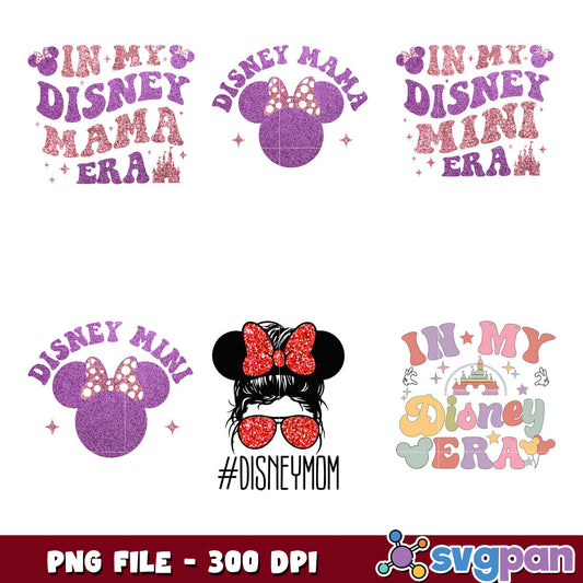 Disney Mama & Mini Era PNG Bundle