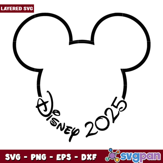 Disney Mickey Mouse 2025 SVG