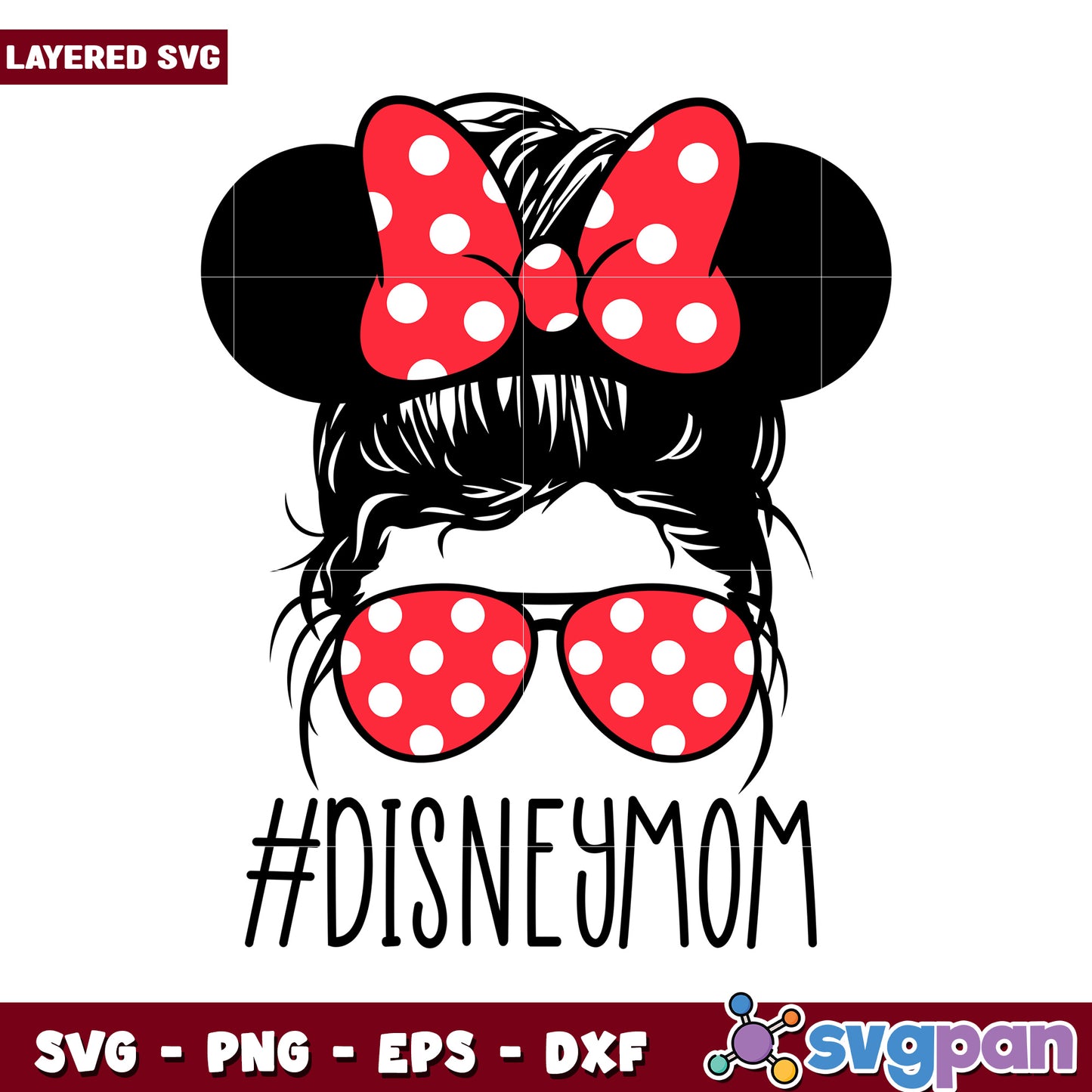 Disney Mom SVG Design for Crafting, Perfect for Fun Projects