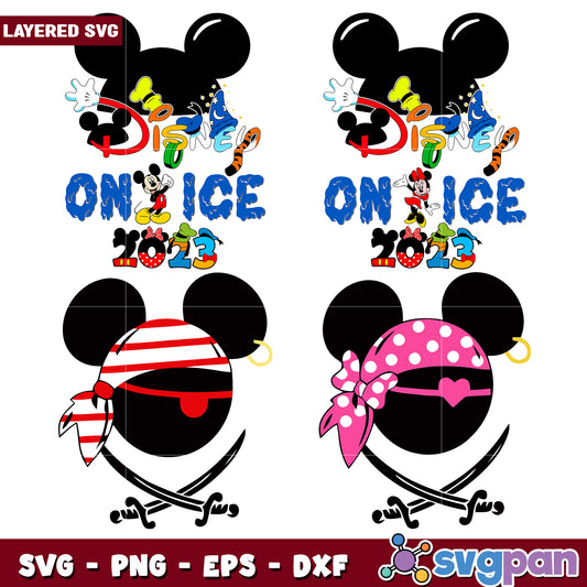 Disney On Ice 2023 SVG Bundle