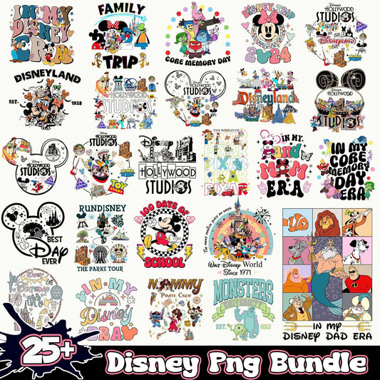 Disney PNG Bundle 25+ Designs