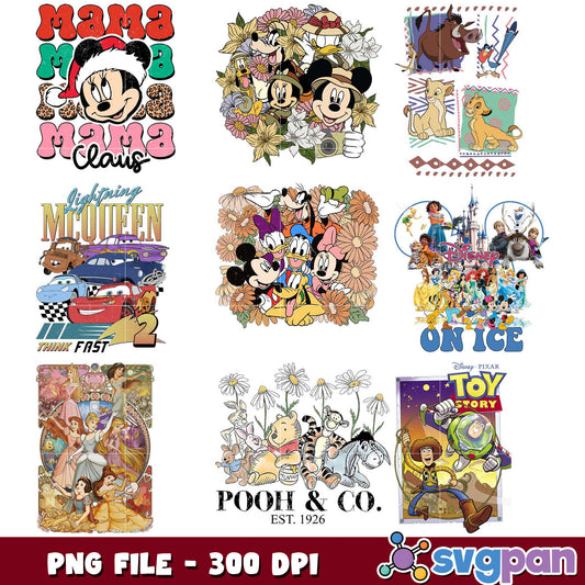 Disney PNG Bundle 300 DPI Images