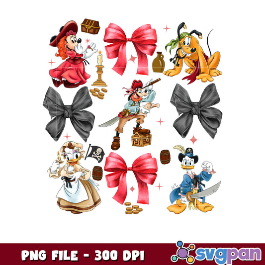 Disney Pirate Characters PNG