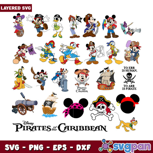 Disney Pirates of the Caribbean SVG Bundle Download
