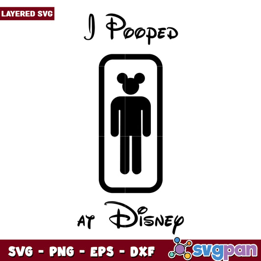 Disney Poop SVG Design