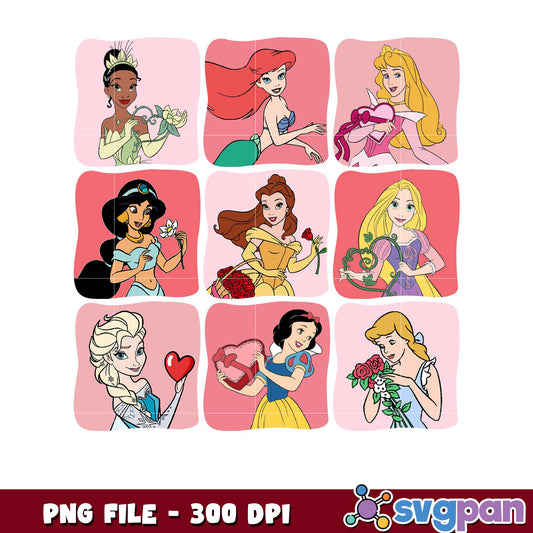 Disney Princess PNG Collection, high quality design file