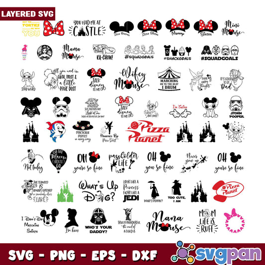 Disney SVG Bundle 30+ Designs