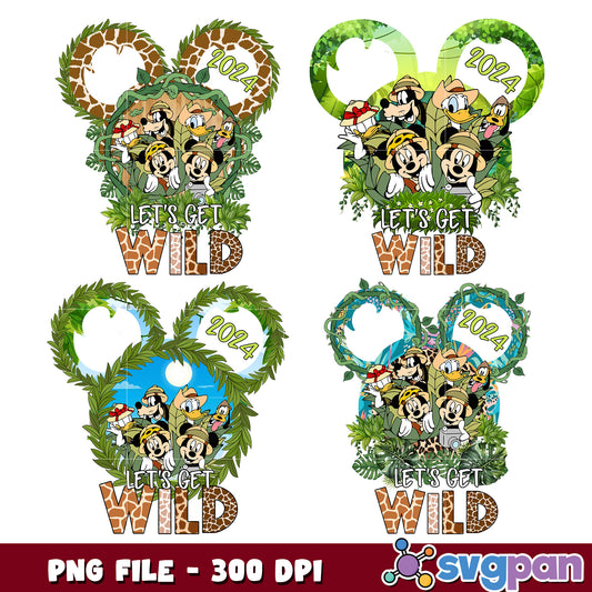 Disney Safari Bundle PNG 2024