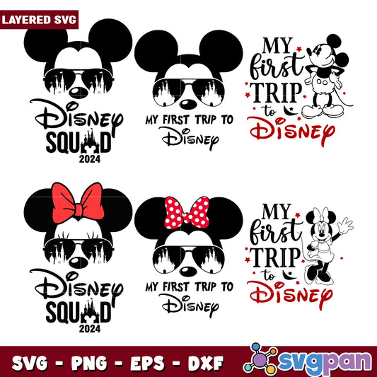 Disney Squad SVG Bundle 2024