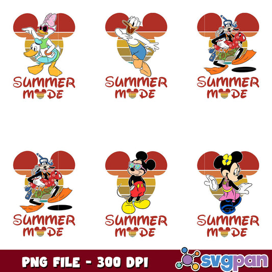 Disney Summer Bundle PNG 300 DPI
