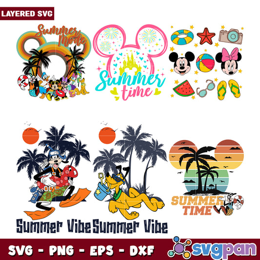 Disney Summer SVG Bundle