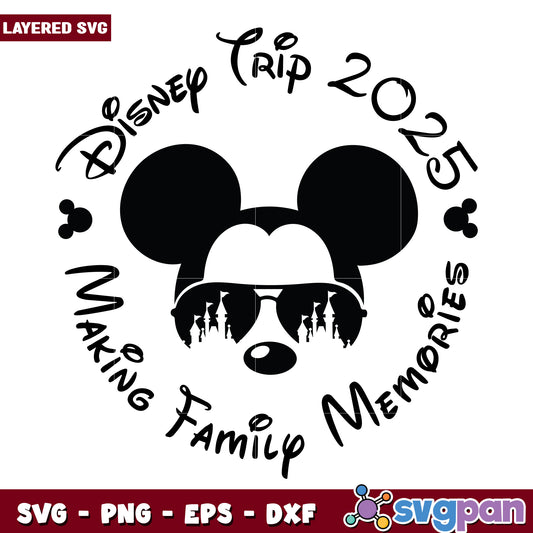Disney Trip 2025 Family SVG