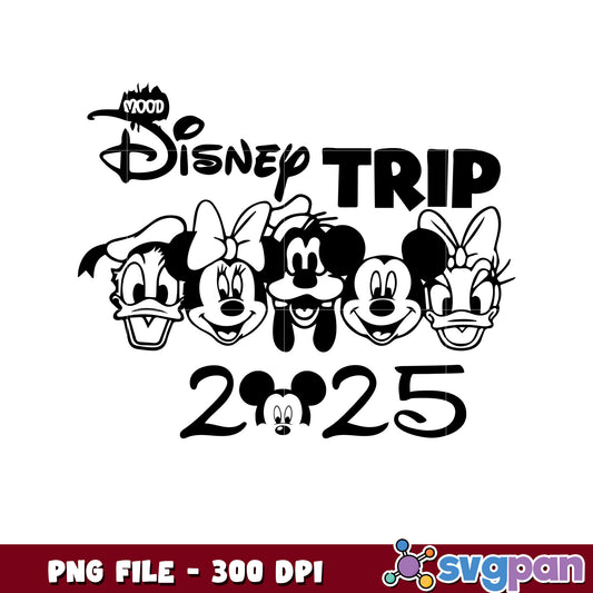 Disney Trip 2025 PNG