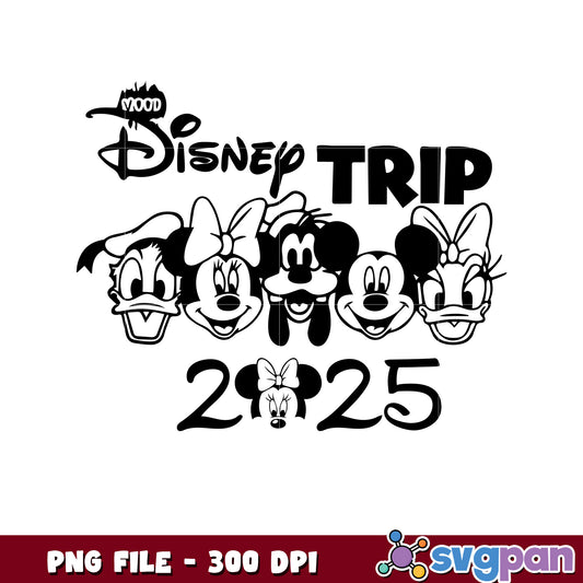 Disney Trip 2025 PNG Download