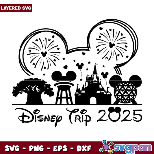 Disney Trip 2025 SVG Design for Magical Memories
