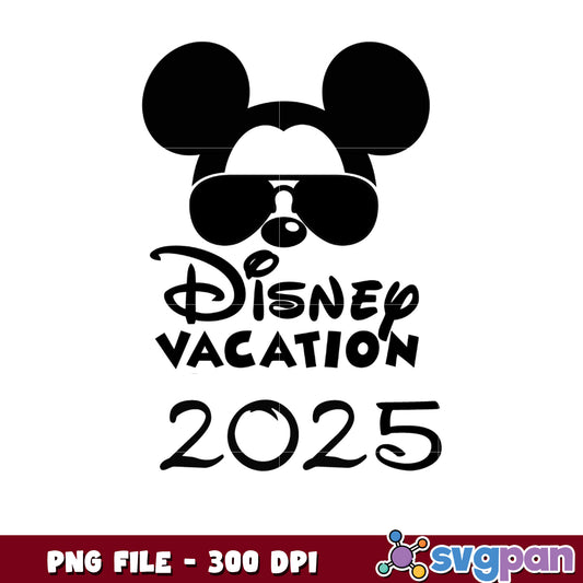 Disney Vacation 2025 PNG