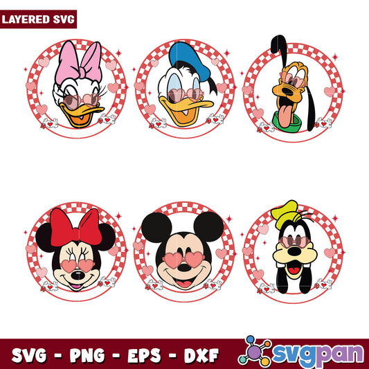 Disney Valentines SVG Bundle