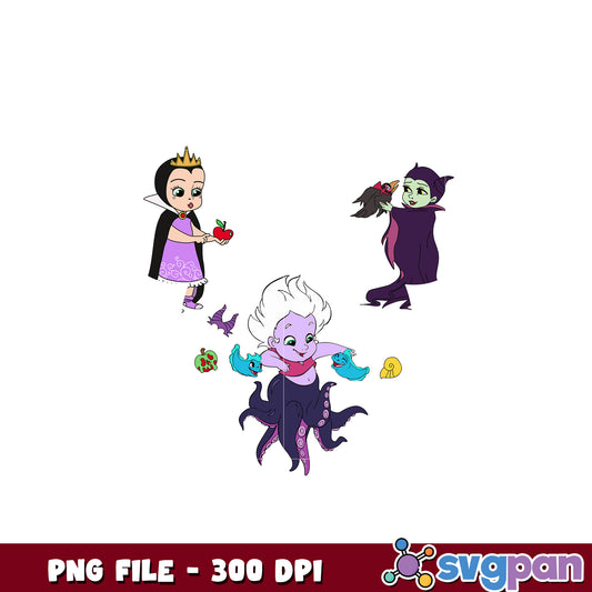 Disney Villain Babies PNG