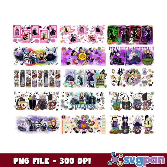 Disney Villains PNG Bundle 300 DPI