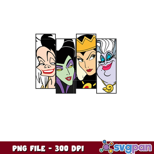 Disney Villains PNG Image