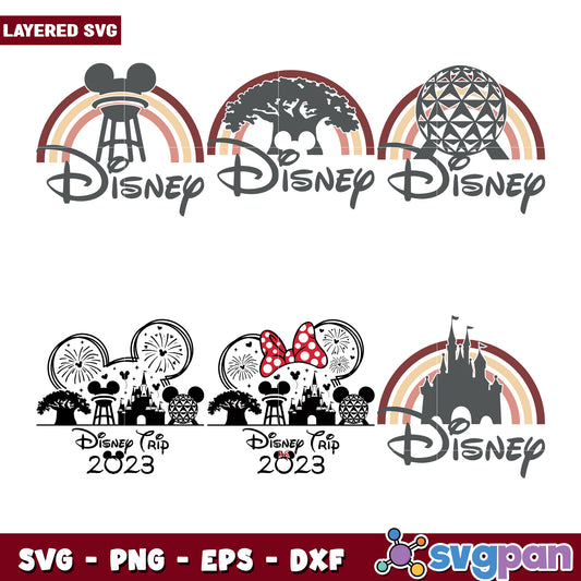 Disney World SVG Bundle 2023