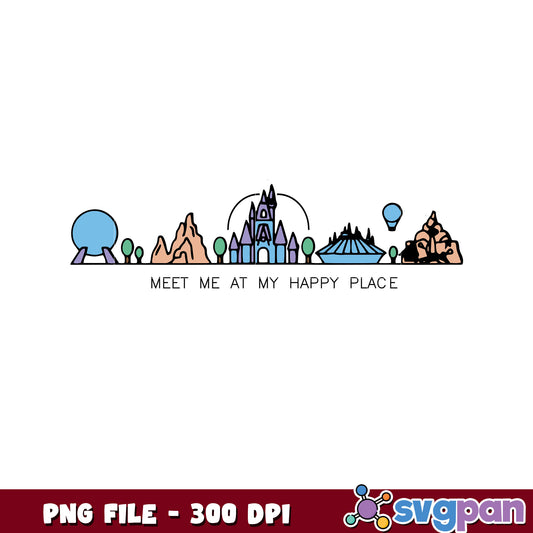 Disney World Skyline PNG Download