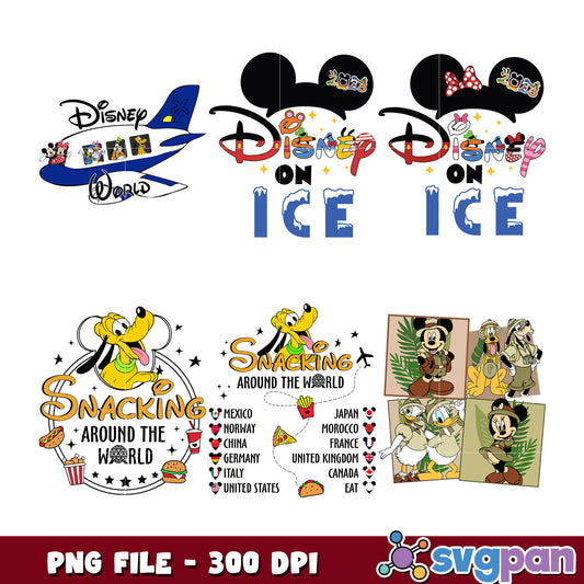 Disney World & On Ice Bundle PNG