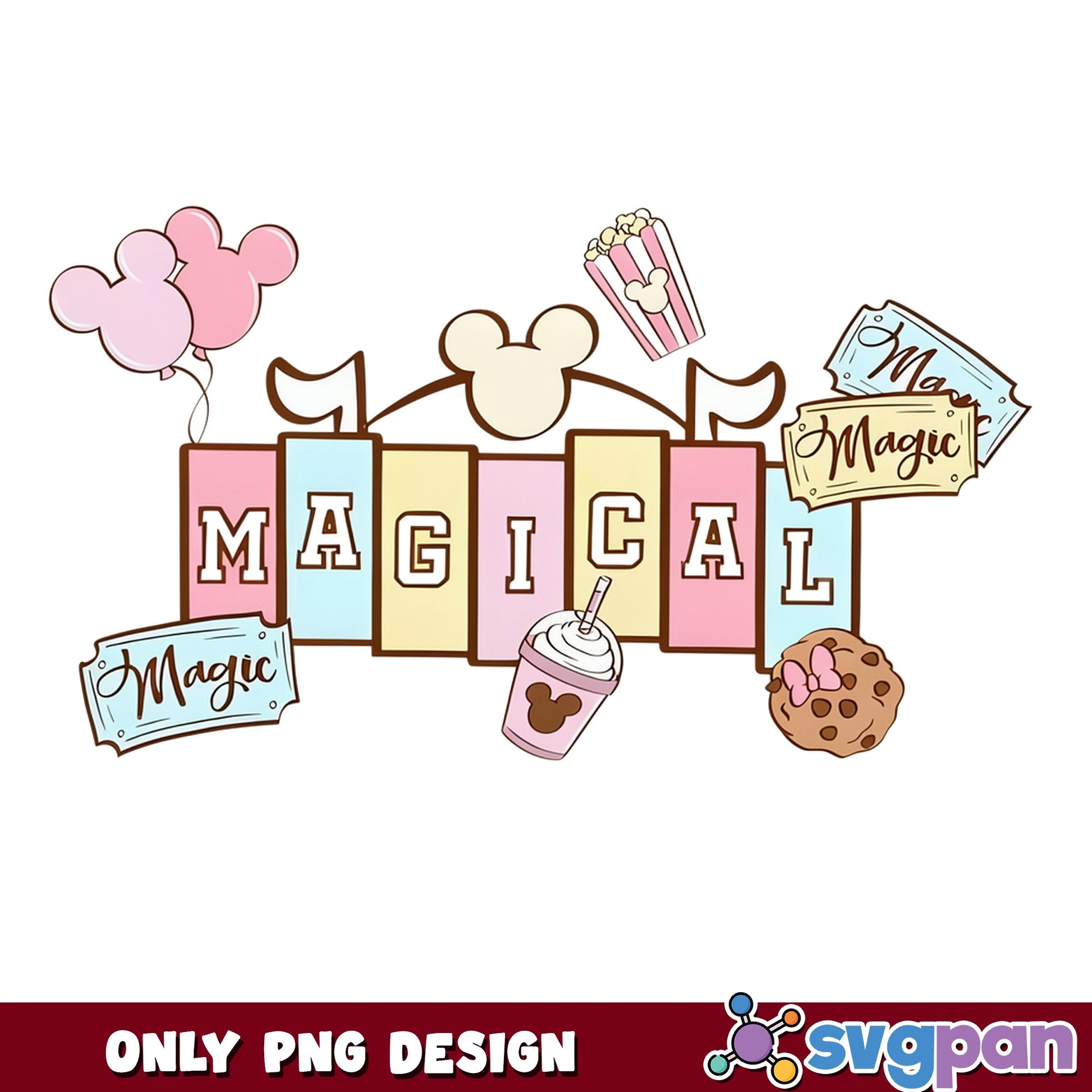 Disney Magical Mickey Mouse PNG, Magic Kingdom PNG, Disney Trip PNG