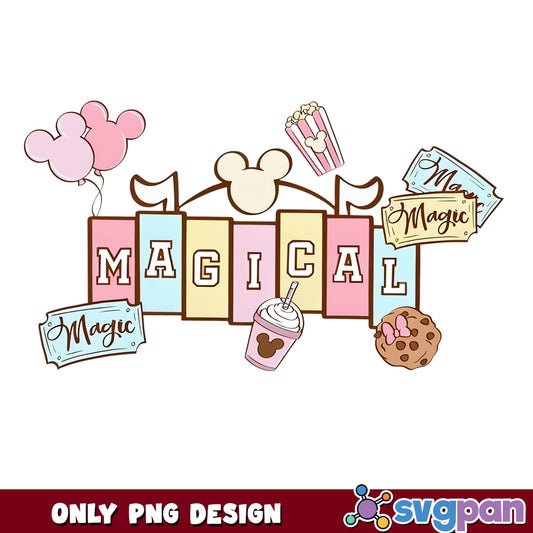 Disney Magical Mickey Mouse PNG, Magic Kingdom PNG, Disney Trip PNG