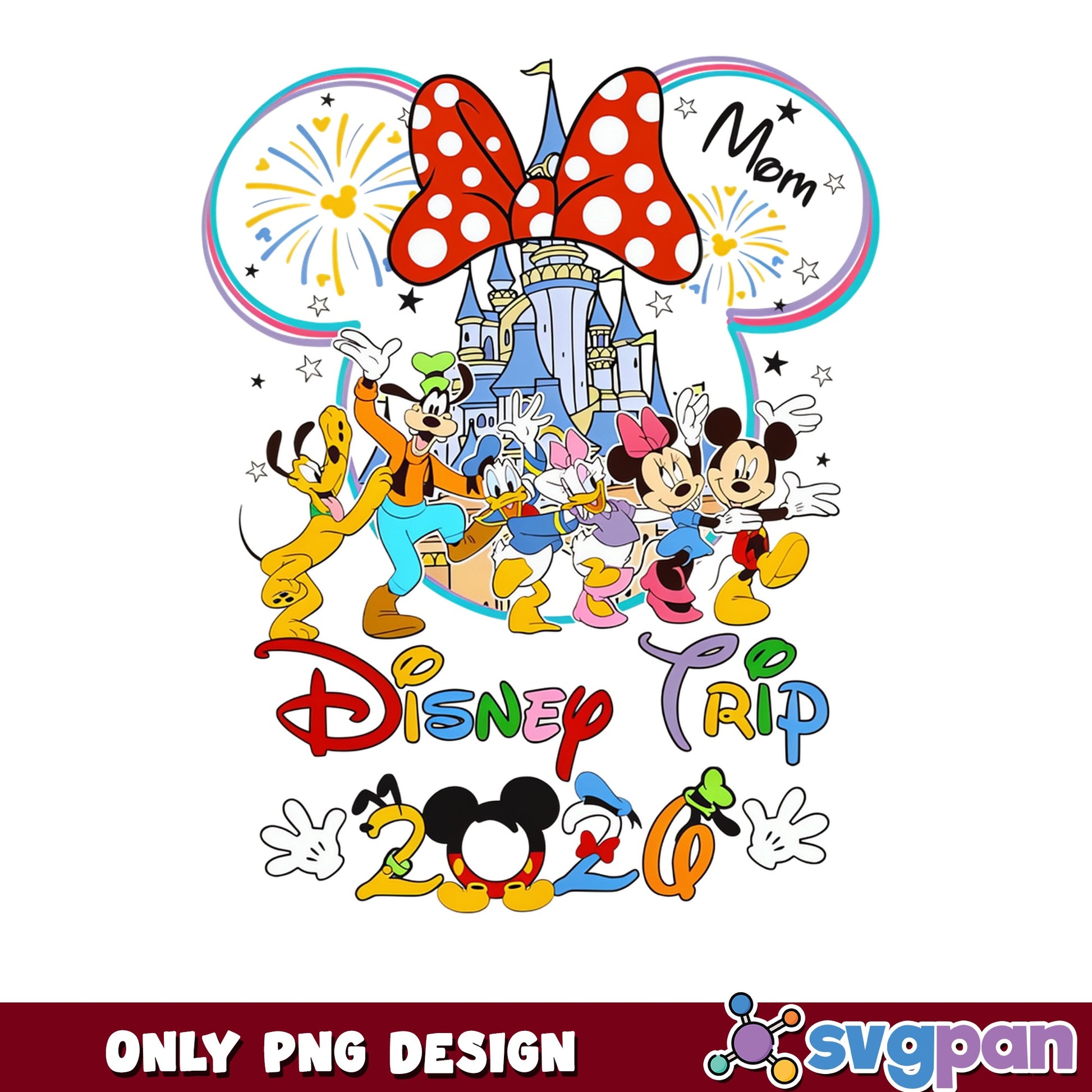 Disney Trip 2026 Family PNG, Mickey And Friends PNG, Mom PNG