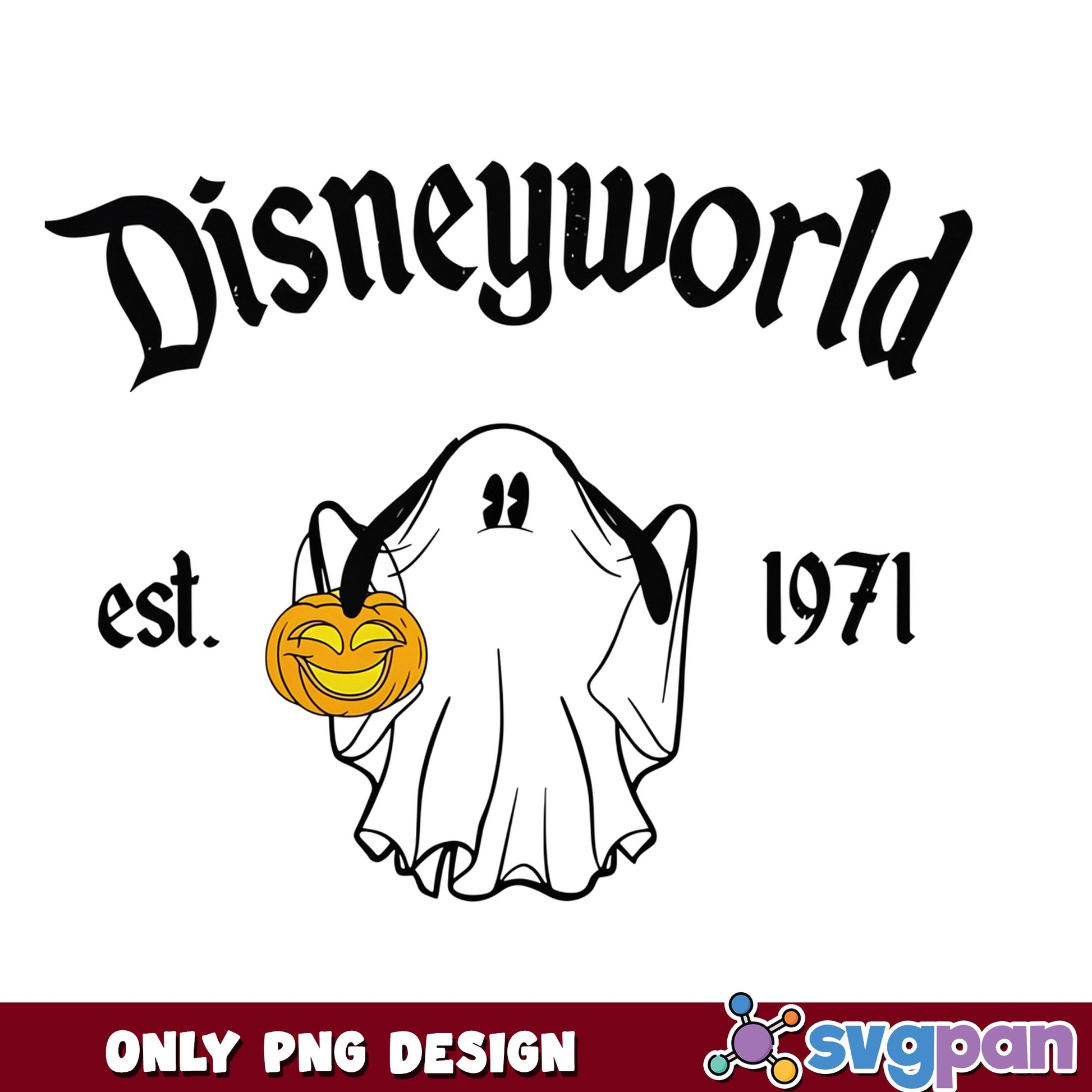 Disney World Halloween Ghost PNG, Spooky Mickey Ghost PNG, Halloween PNG