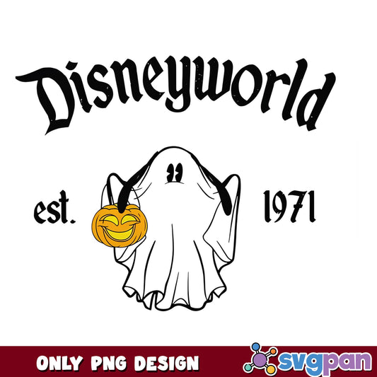 Disney World Halloween Ghost PNG, Spooky Mickey Ghost PNG, Halloween PNG