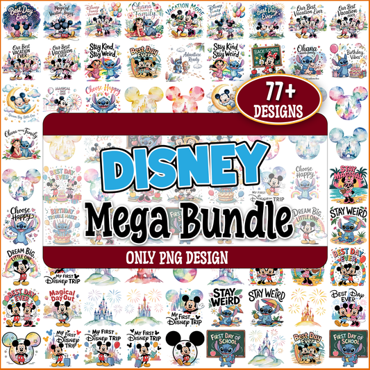Disney best day ever png bundle