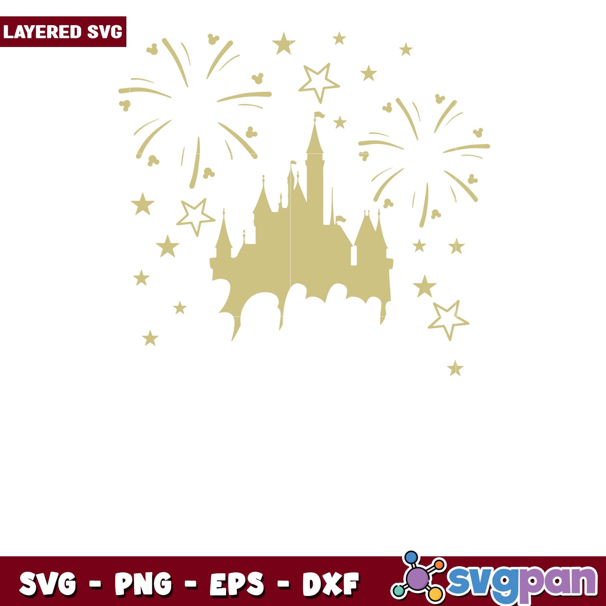 Disney new year 2024 white svg,  Disney characters svg, digital download  