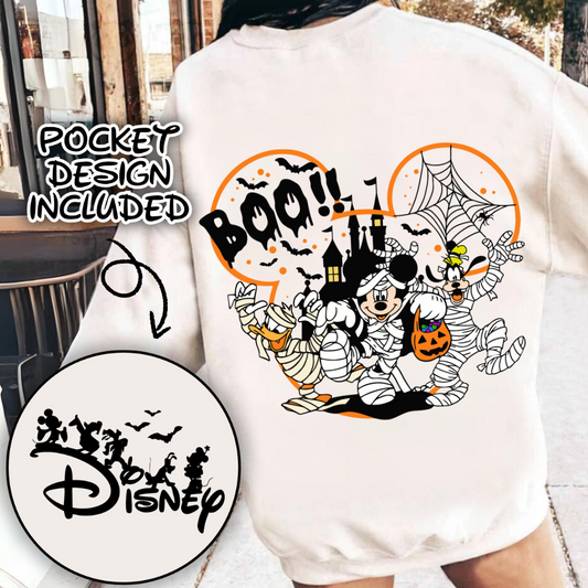 Disney characters booh png, greatest time of the year png , halloween cartoons png