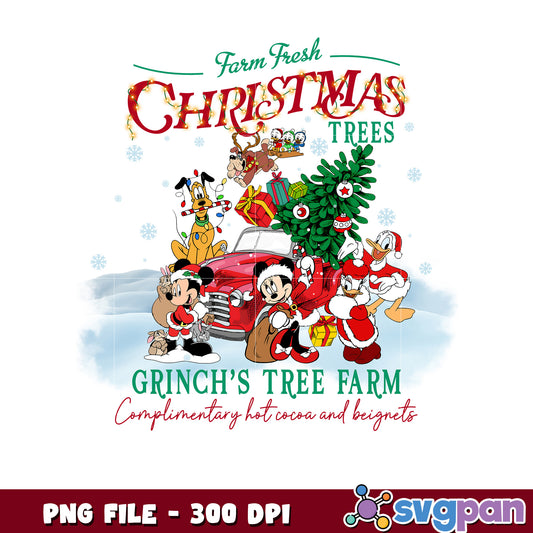 Disney characters png, christmas png, cartoon characters​ ​png