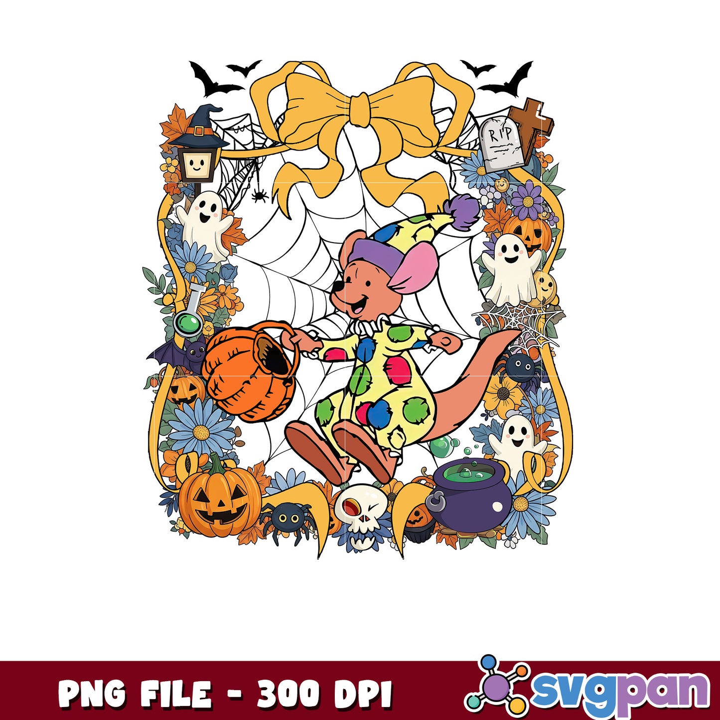 Disney characters png, disney characters png, spooky halloween png
