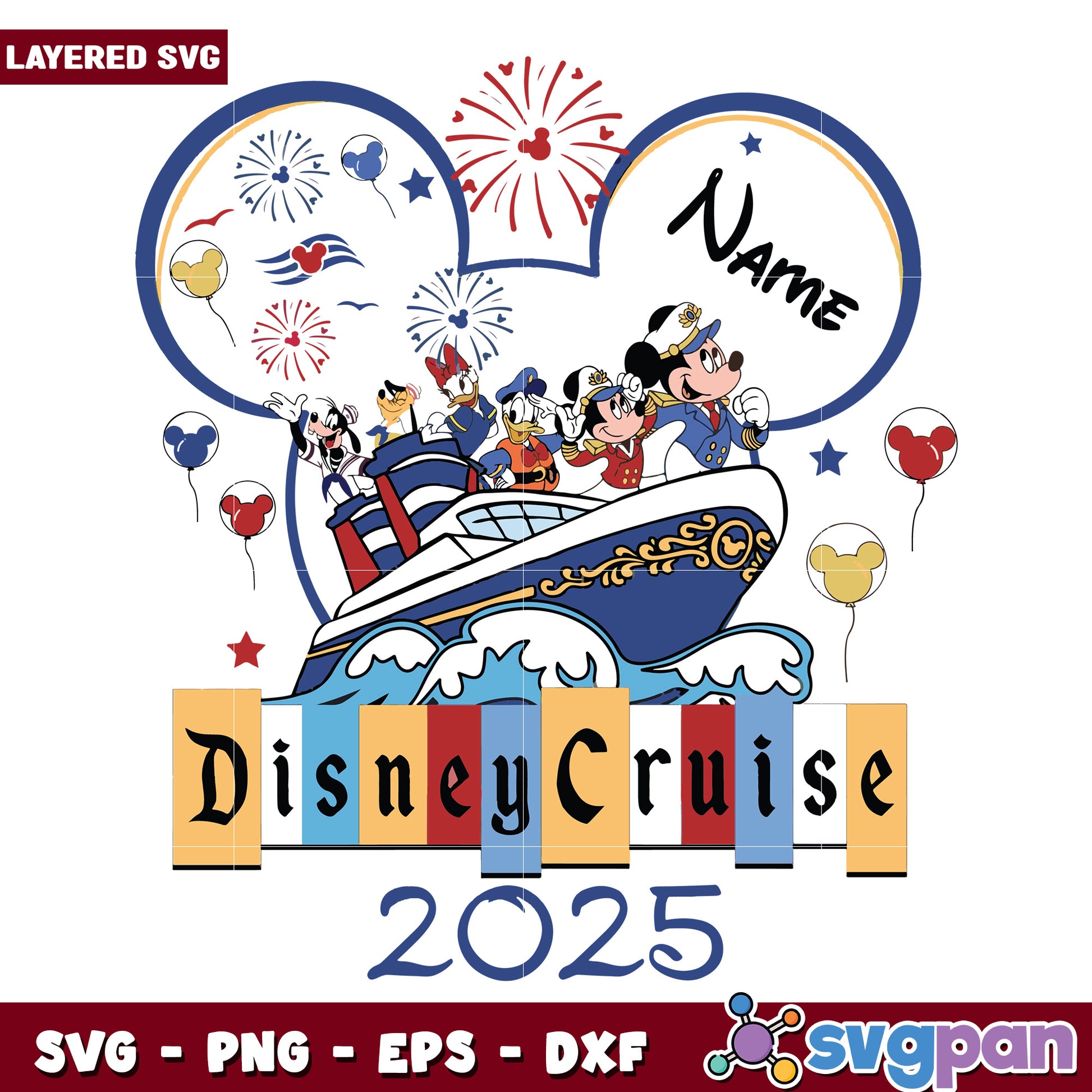 Disney cruise 2025 svg, disney mickey mouse svg, disney trip svg