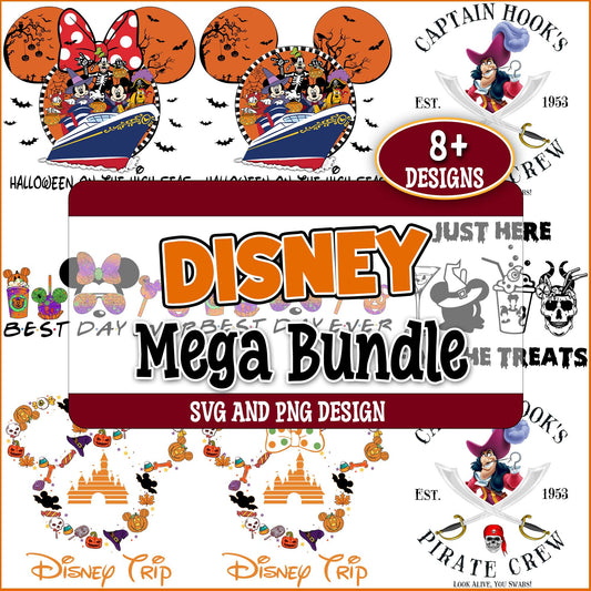 Disney cruise halloween svg bundle